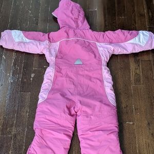 LL Bean Girls 3t Grow with me-One Piece Snowsuit